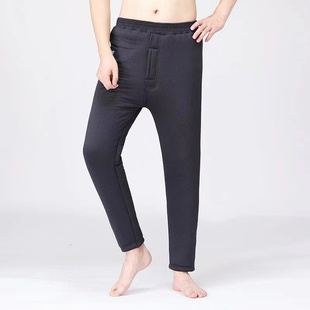 男爸爸过冬抗寒驼绒裤 7080岁爷爷贴身保暖睡裤 棉裤 老人冬天加厚款