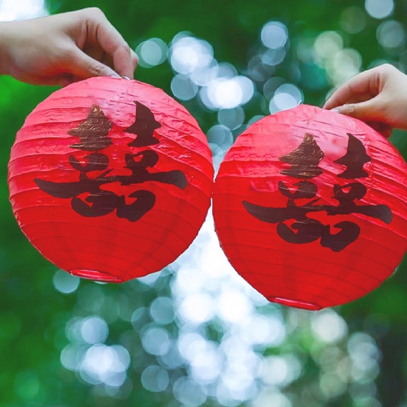 喜庆灯笼装饰结婚布置婚礼现场