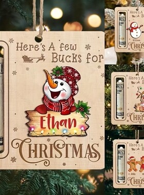 RZP 跨境圣诞节Cute Money Holder Christmas Ornament装饰树钱夹