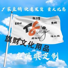 TF应援大旗明星演唱会tfing大旗户外音乐节大旗定制周边