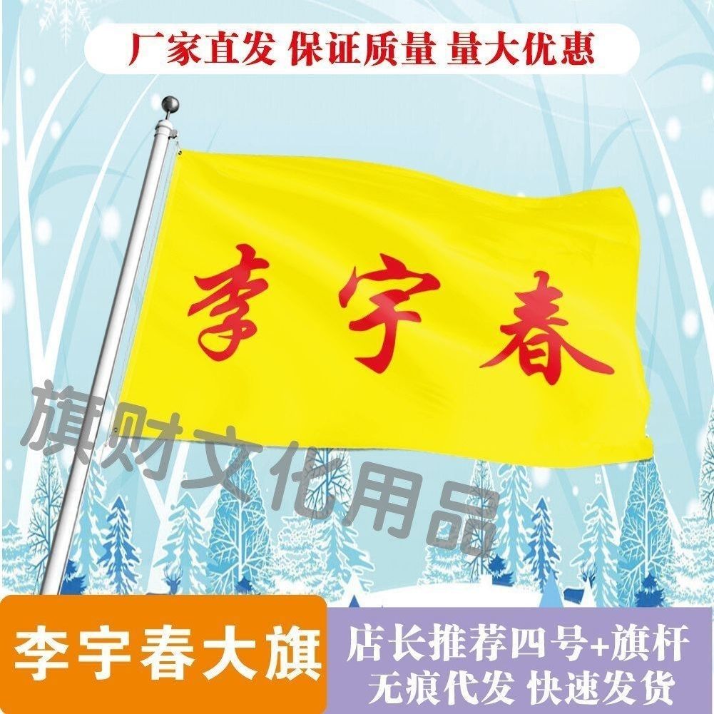 李宇春大旗明星演唱会李宇春应援旗户外打卡音乐节应援旗定制
