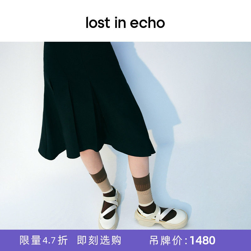 lostinecho泫雅同款休闲凉鞋图片