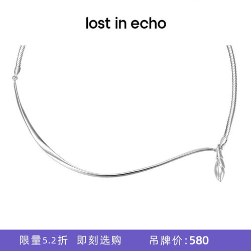 lostinecho轻奢高级感流线项链