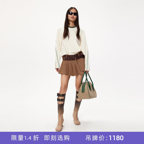 lostinecho直筒宽松长袖T恤