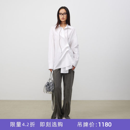 lostinecho经典廓形白衬衫
