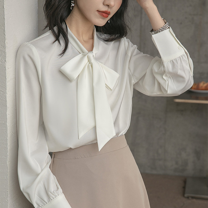 通勤百搭职业简约高级白衬衫