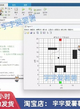 改进的A星＋改进的人工势场（A*-APF混合matlab算法路径规划代码