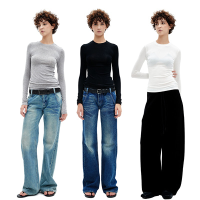 微透天丝羊毛高弹打底衫长袖上衣