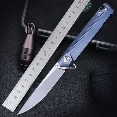 露营刀钛合金刀具户外折叠刀折刀
