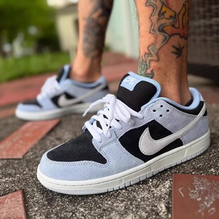 耐克Nike SB Dunk Low Pro蓝黑高级感冷调低帮防滑板鞋HF3063-400