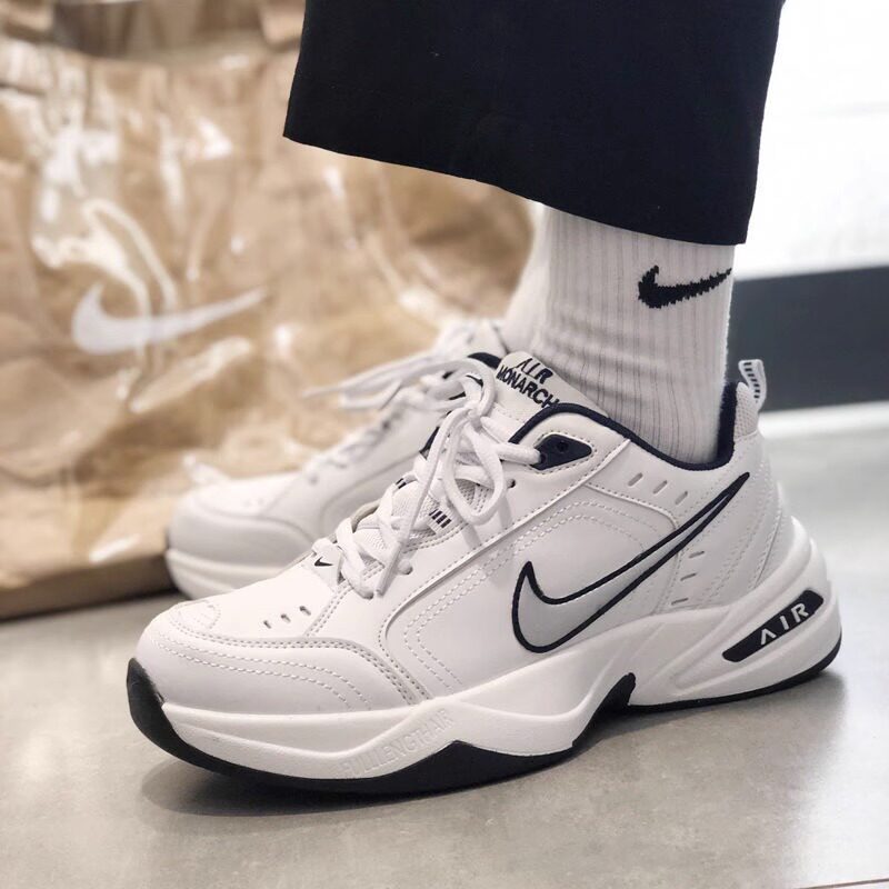 耐克老爹鞋海外代购NIKE AIR MONARCH IV缓震复古科比男运动跑鞋