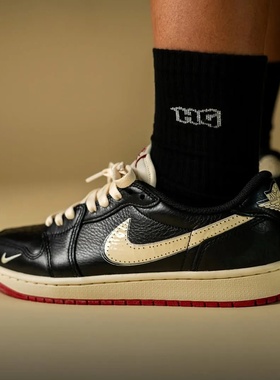 Nigel Sylvester x Air Jordan 1 Low OG 联名款低帮男女篮球鞋