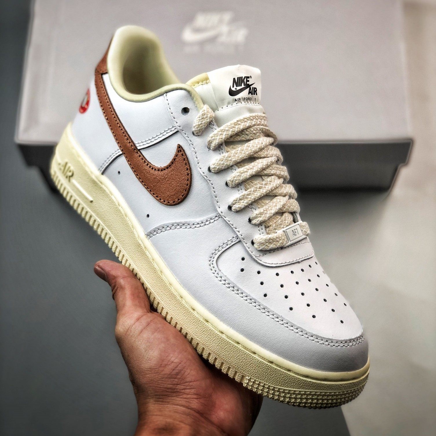 Nike Air Force 1 Coconut耐克空军一号限定白粽椰子板鞋女DJ9943