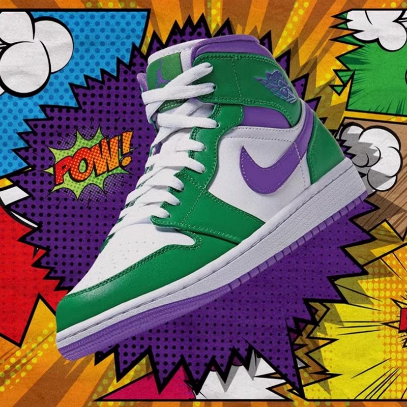 AIRJORDAN1Mid绿巨人篮球鞋男