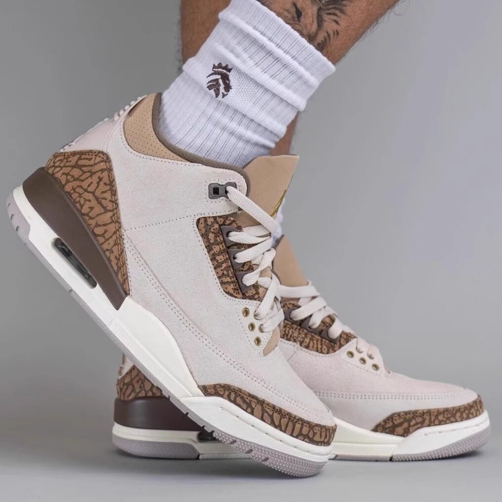 Air Jordan 3 “Palomino”AJ3白棕中帮爆裂复古篮球鞋CT8532-102