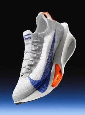 Nike Air Zoom Alphafly NEXT% 3 FP新款蓝白色碳板马拉松跑步鞋