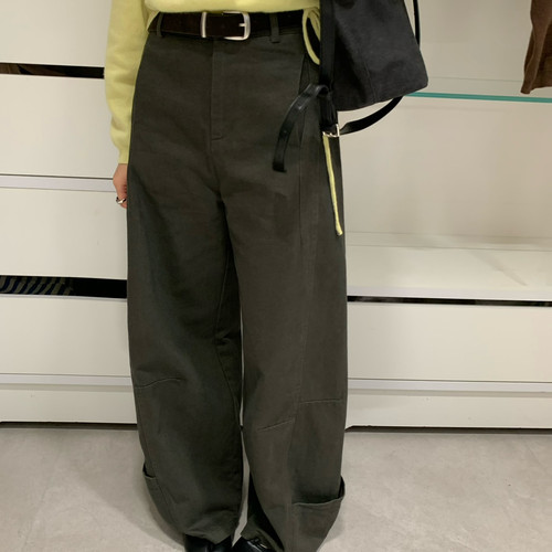 Already Full-质定制面料工装口袋直筒简约百搭宽松休闲裤926246