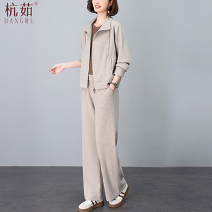 套装卫衣休闲超火女款搭妈妈运动时尚两件套春秋穿2025一整套中年