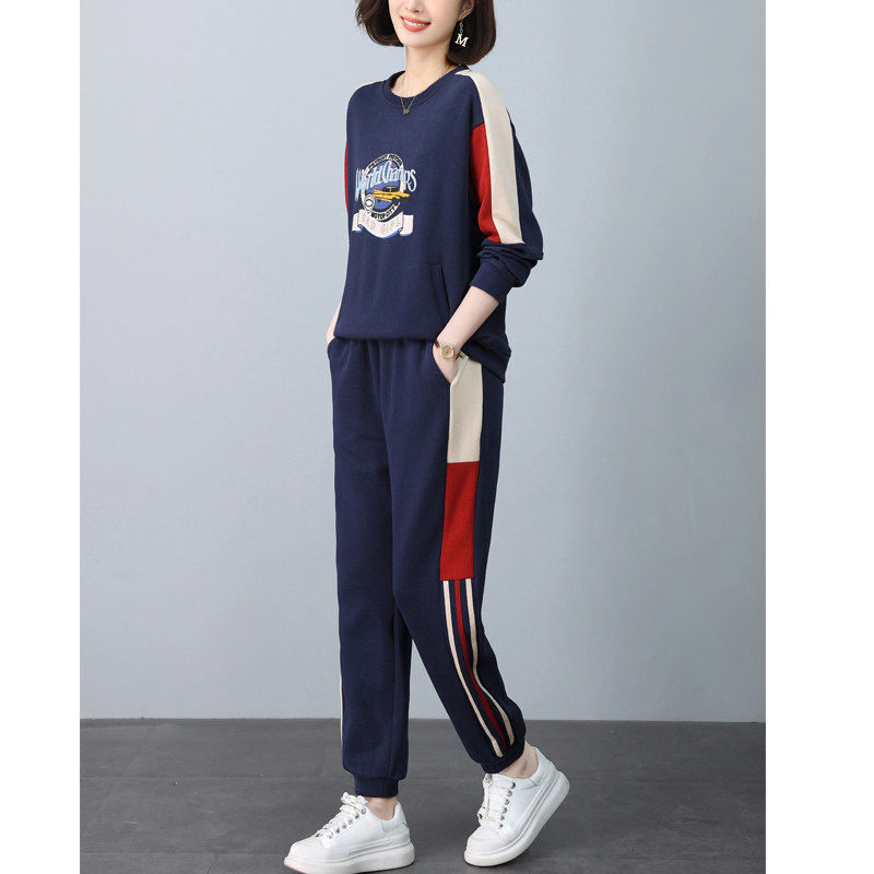 时尚2026休闲卫衣套装女新款式妈妈中年洋派潮运动爆款两件春春款
