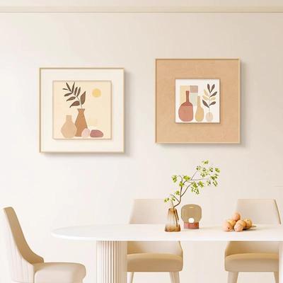 KC画廊餐厅卧室奶油风双联挂画