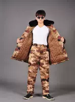 Cotton không thấm nước 2019 cá tính nam Trung Quốc áo khoác nam thanh niên Đông Bắc Green Army áo khoác ngắn - Bông áo khoác gió nam