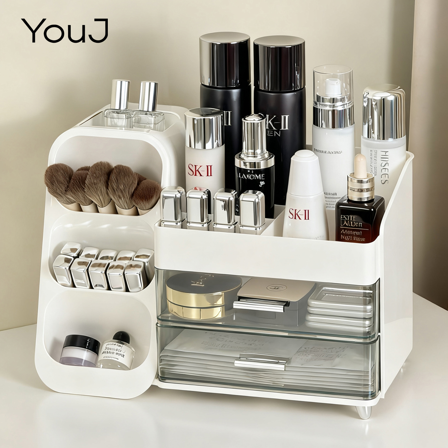 化妆品收纳盒高级感分格防尘整理