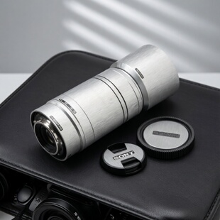 4.5 210f 6.3OSS镜头机身美保护贴本膜贴皮镜身贴 适用于索尼E