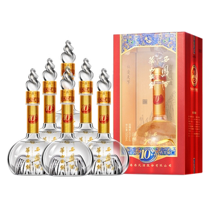【品牌直营】华山论剑西凤酒10年45度凤香粮食白酒送礼宴请整箱