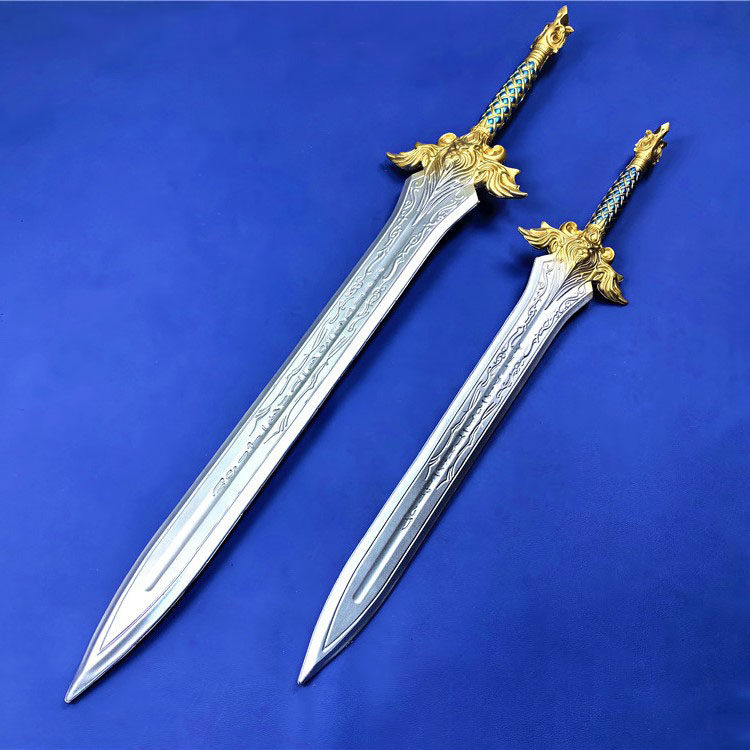 影视cosplay武器道具玩具PU塑料刀剑国王之剑武器礼物礼品未开刃