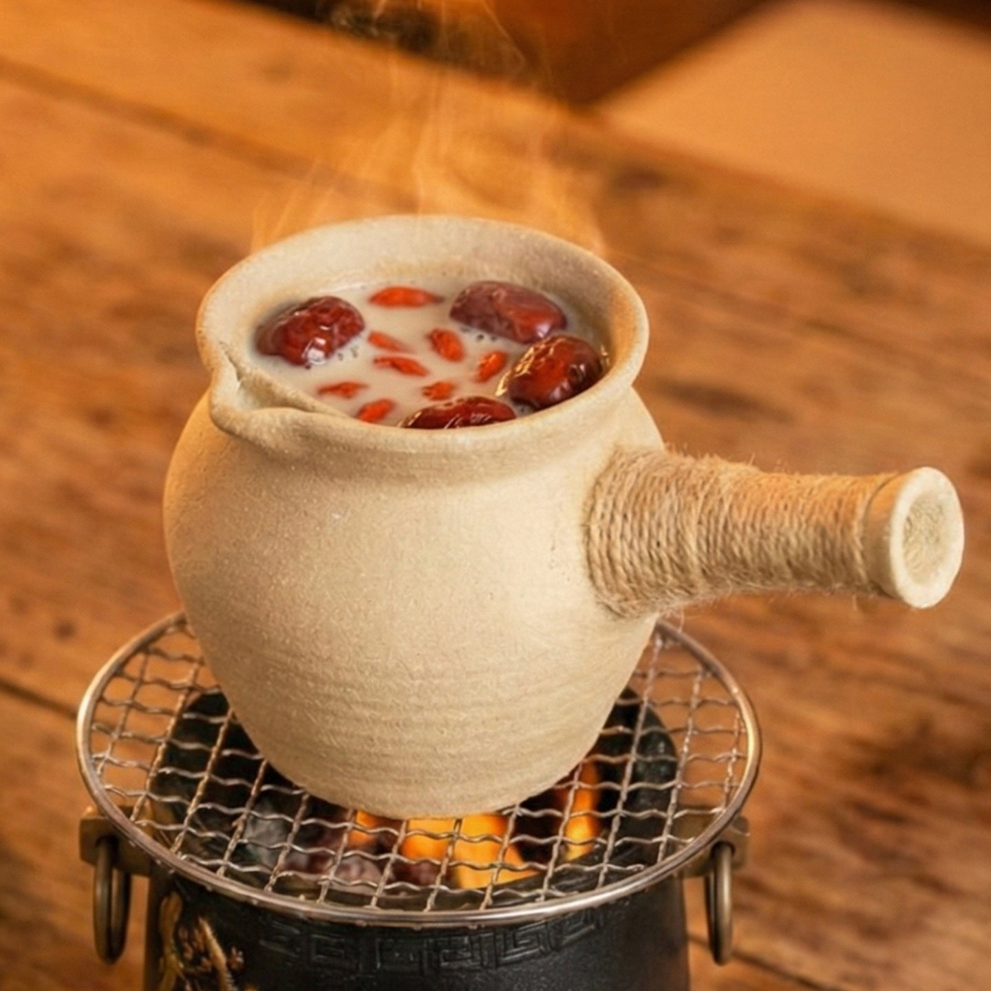 云南土陶罐罐壶炭火围炉煮茶壶