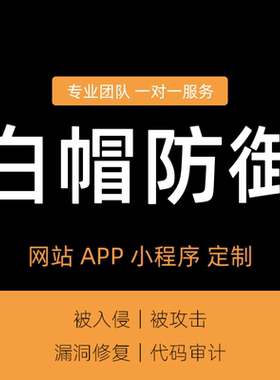 白帽防御防攻击入侵渗透测试被ddos和cc攻击木马排查代码审计