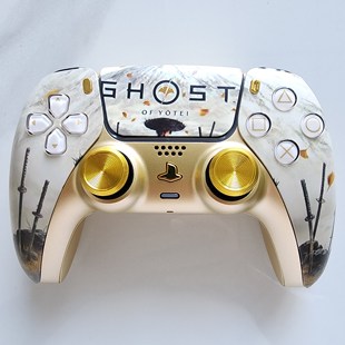 PS5手柄升级改装霍尔电磁摇杆TMR摇杆PS5原装游戏手柄 羊蹄山金魂