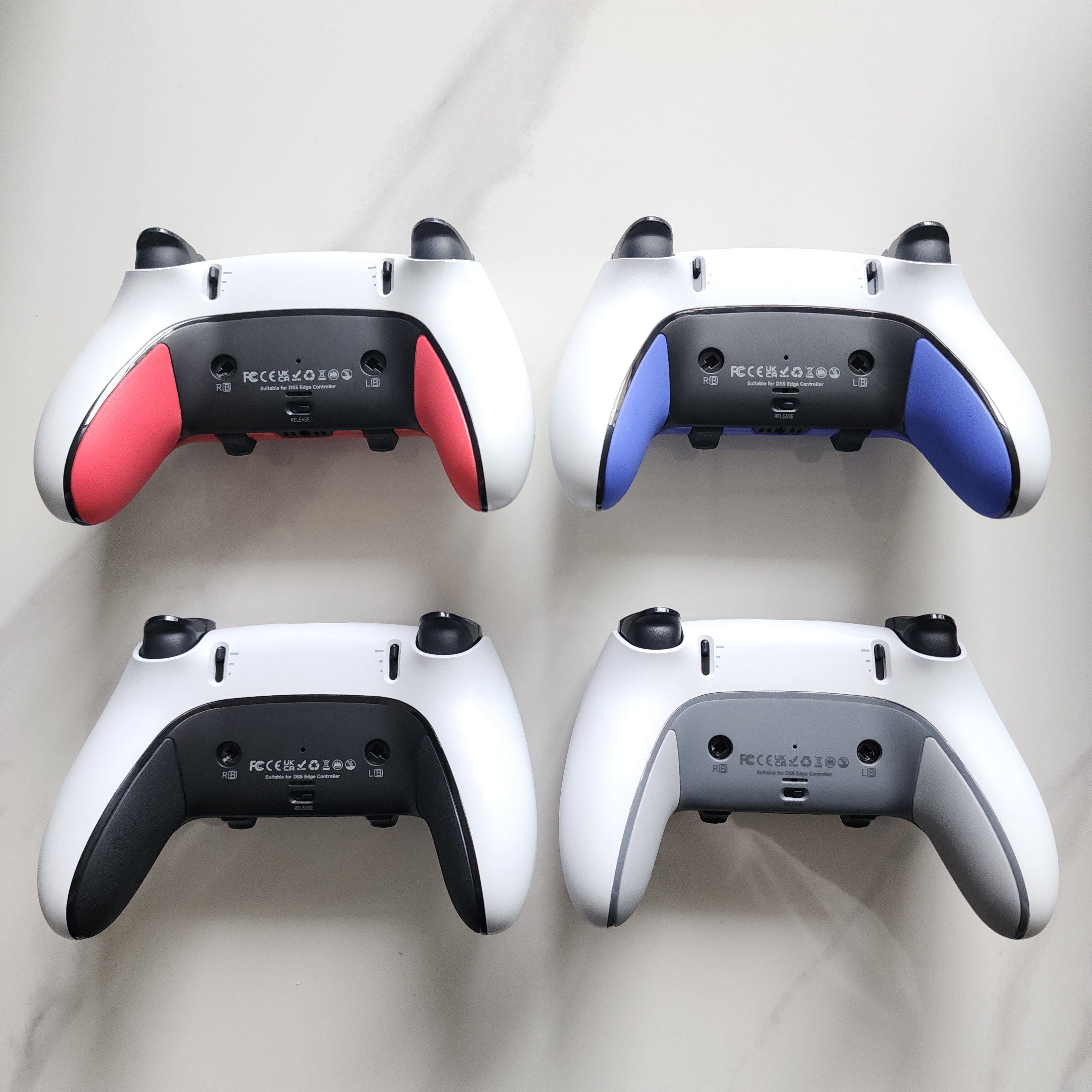 PS5 Edge精英手柄外壳握把加装饰片全新套装类肤磨砂防滑防汗材质