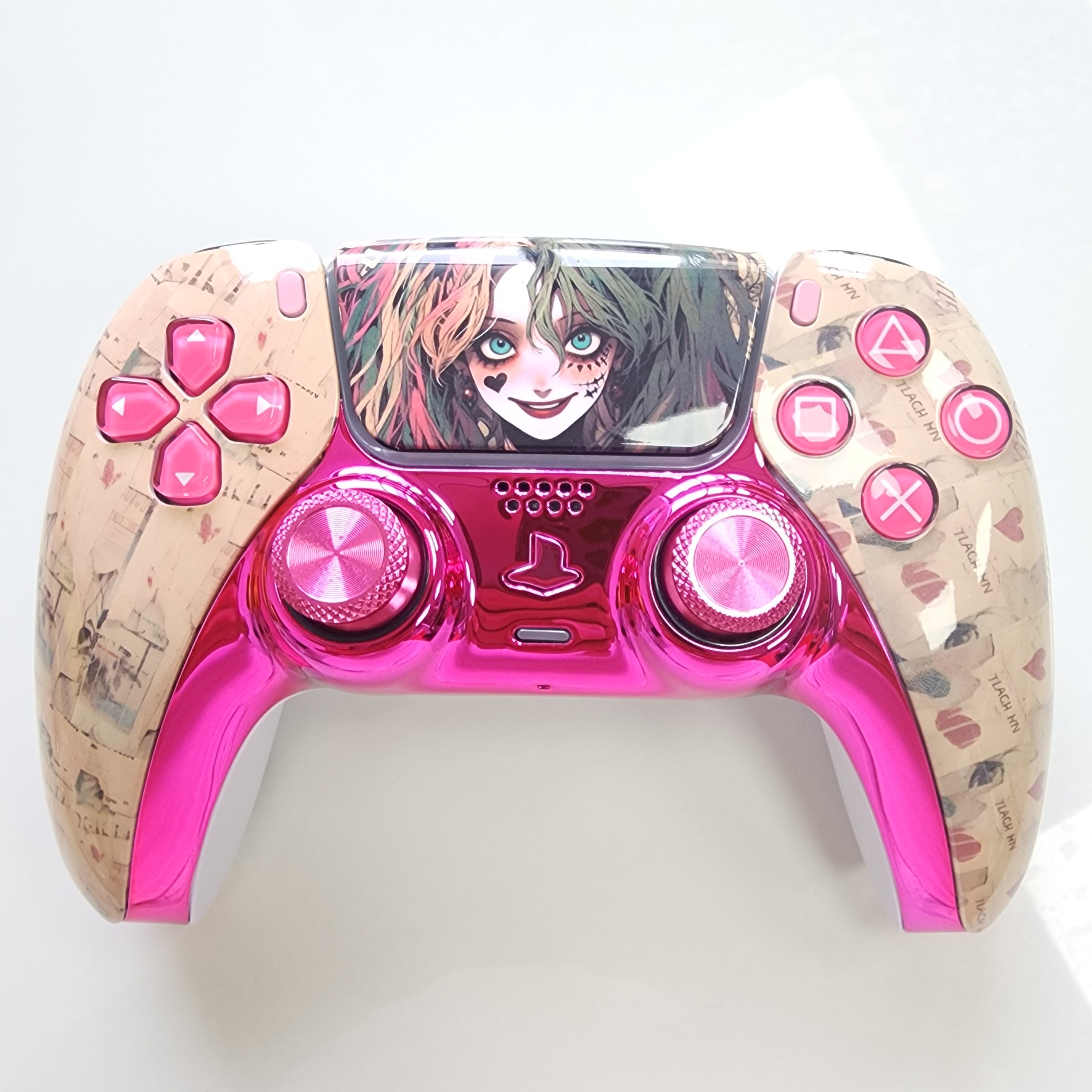 PS5手柄升级改装霍尔电磁摇杆 TMR摇杆 PS5原装游戏机手柄 小丑女