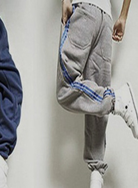 男装2025纯棉秋冬加绒加厚休闲裤加大码卫裤健身跑步运动长裤F012