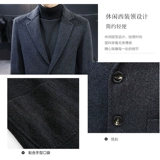 Шерстяное зимнее короткое пальто, кашемировая куртка, увеличенная толщина, в корейском стиле