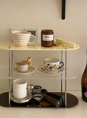 craftsman匠 亚克力置物架ins风餐桌杯架 桌面整理香水收纳展示