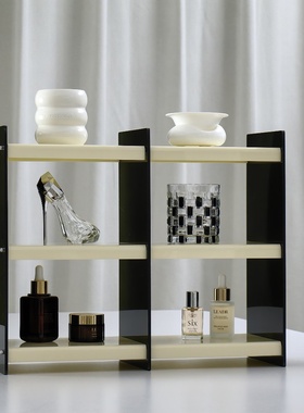 复古绿色高颜值桌面水吧台杯架咖啡杯陶瓷杯马克杯置物架香水收纳