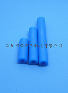 蓝色压棒10*30mm/10*35mm/10*40mm胶棒 圆胶柱 M4内牙POM塑料柱
