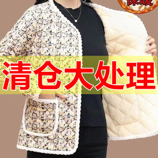 小香风花棉袄新款 棉衣外套高档羊羔绒 棉衣加绒加厚东北抗寒时尚