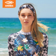AXESEA 印花修饰头型高弹头 女士冲浪发带游泳头带潜水束发带时尚