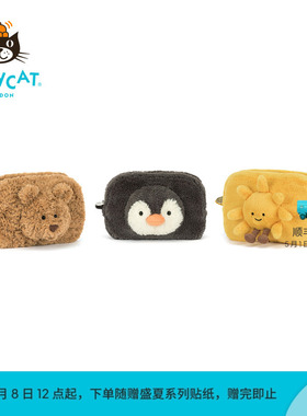 英国Jellycat巴塞罗熊手袋毛绒花生企鹅娃娃笔袋生日礼物秋冬新品