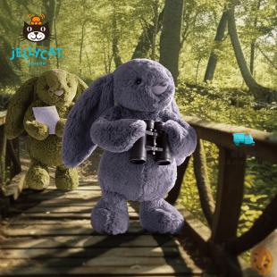 英国Jellycat害羞紫罗兰邦尼兔毛绒玩具兔子玩偶公仔娃娃生日礼物