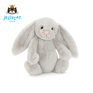 英国Jellycat害羞银色邦尼兔毛绒玩具兔子玩偶公仔娃娃生日礼物