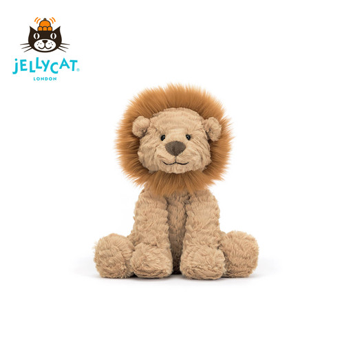 Jellycat波浪毛狮子毛绒玩具