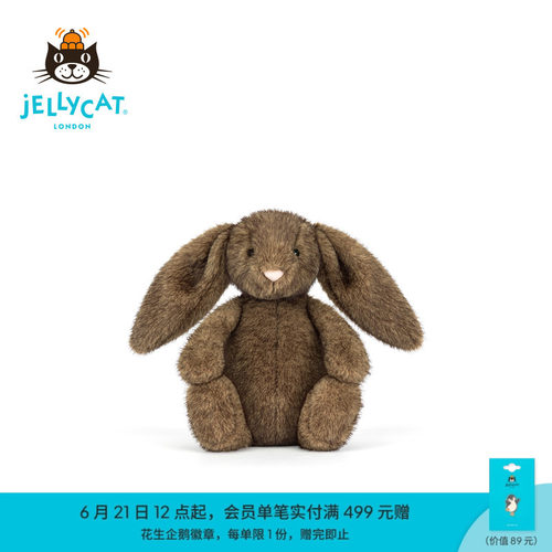 英国Jellycat致臻害羞霍普莱斯敦邦尼兔毛绒玩具礼物2026春夏新品