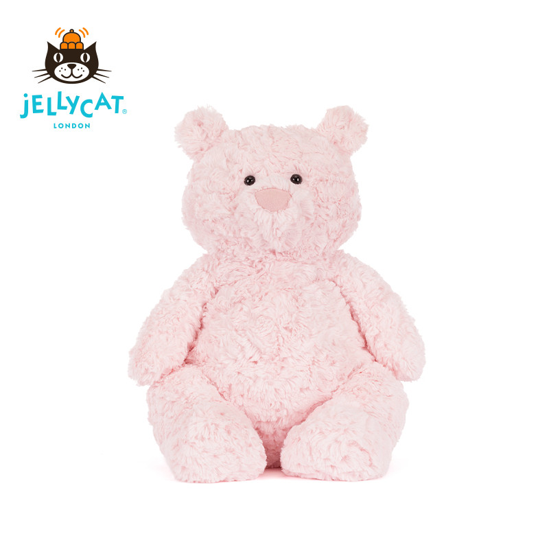英国Jellycat莱奥拉熊毛绒娃娃安抚玩偶粉熊生日礼物礼盒秋冬新品图片