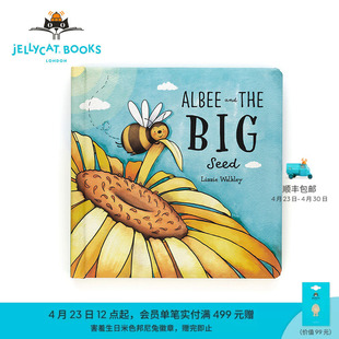 英国Jellycat《阿尔比和大种子》童书儿童英文读物 2-4岁宝宝推荐