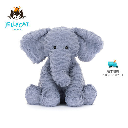 Jellycat英国波浪毛送礼毛绒玩具