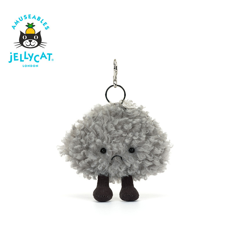 英国Jellycat趣味席里斯暴风云包包挂饰挂件钥匙扣毛绒生日礼物图片